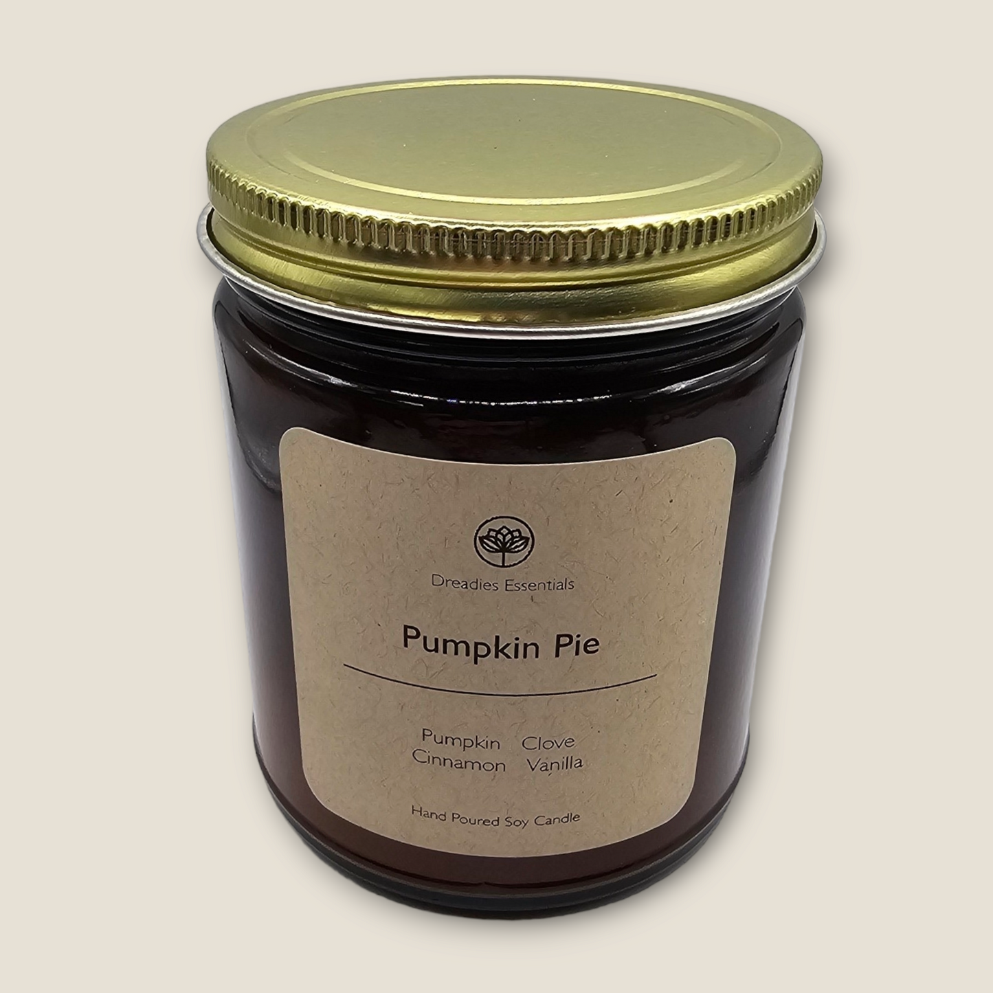 Pumpkin Pie Scented Soy Candle