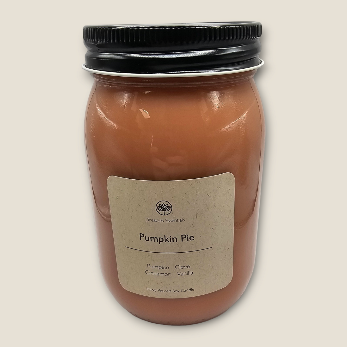 Pumpkin Pie Scented Soy Candle
