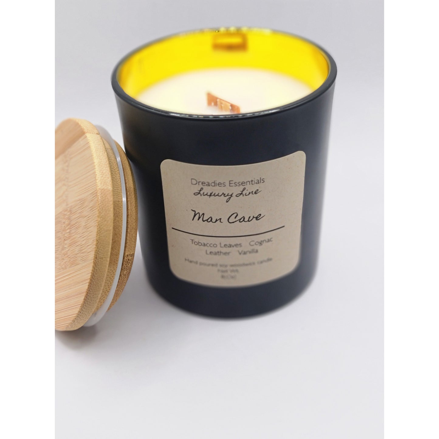 Man Cave Woodwick Candle