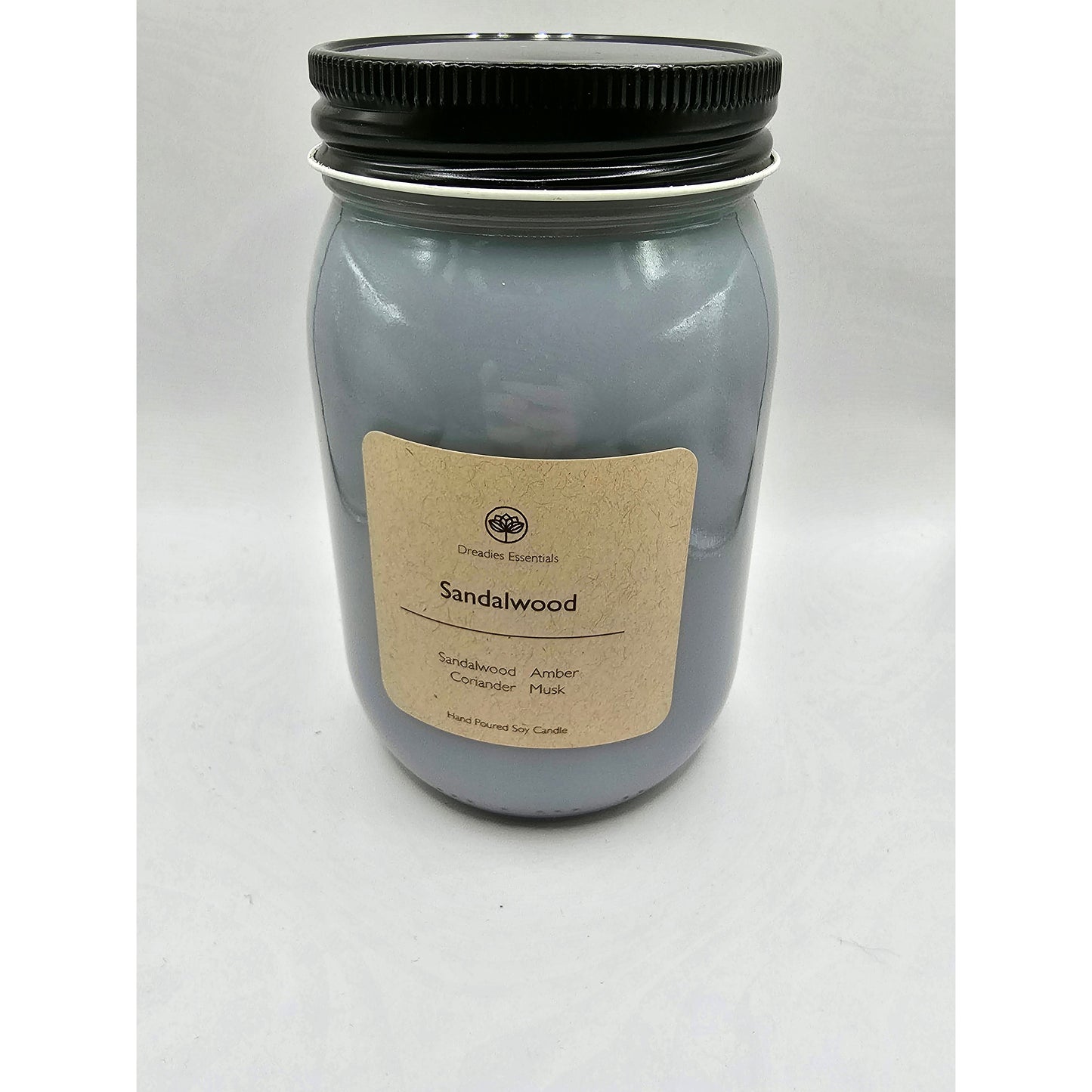 Sandalwood Scented Soy Candle