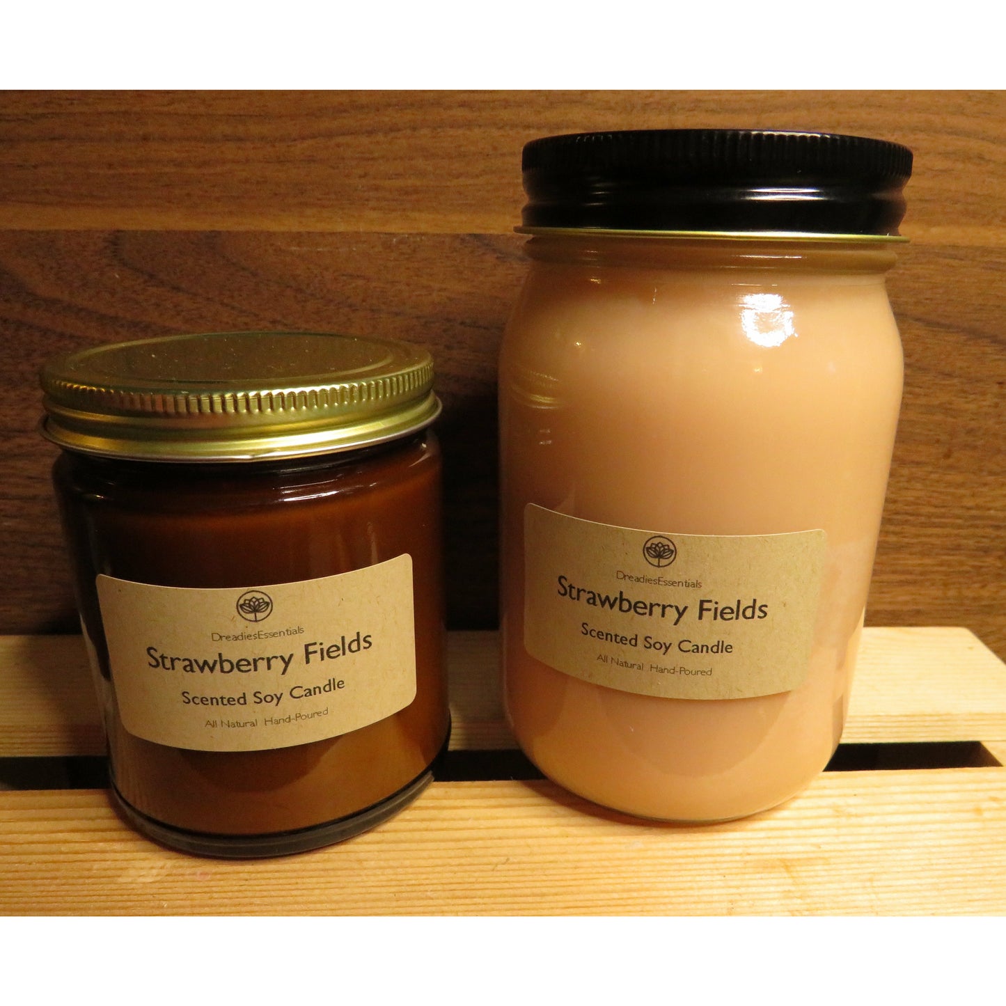 Strawberry Fields Scented Soy Candle