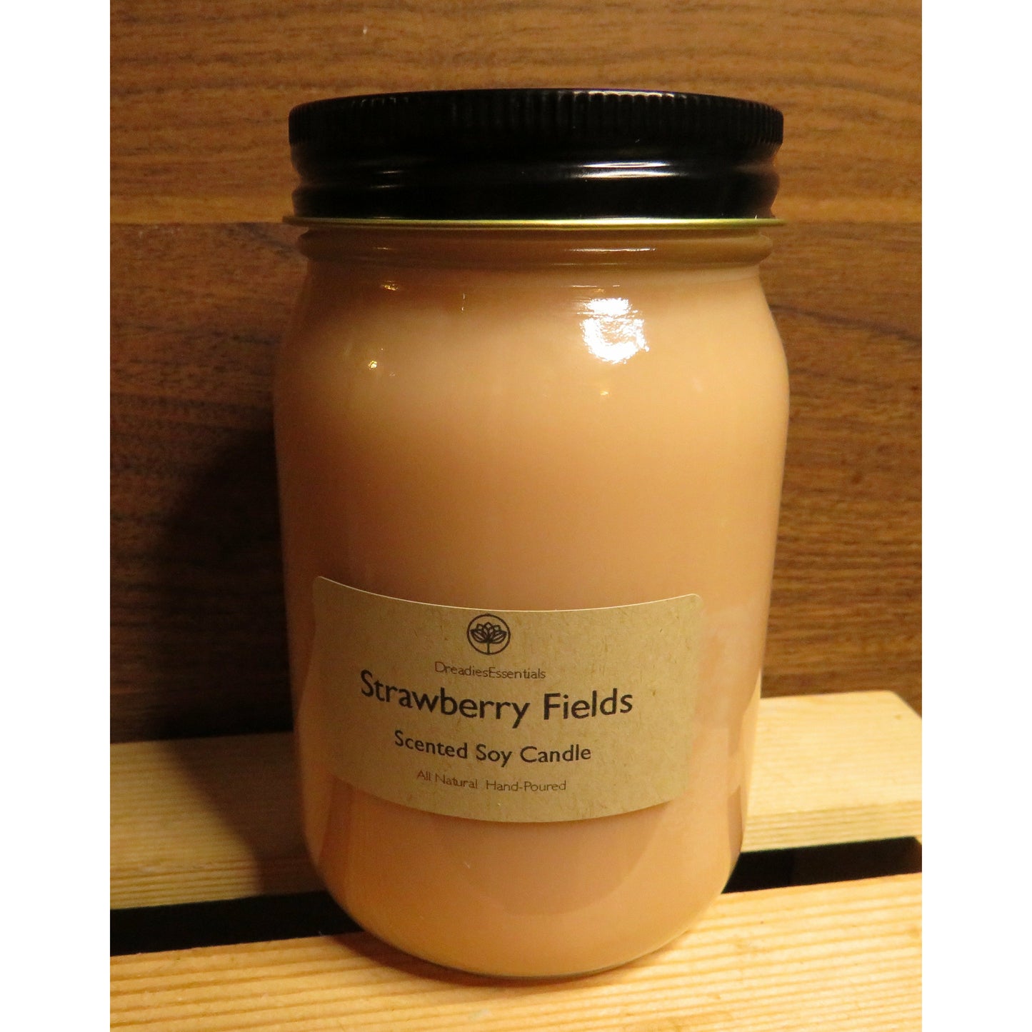 Strawberry Fields Scented Soy Candle
