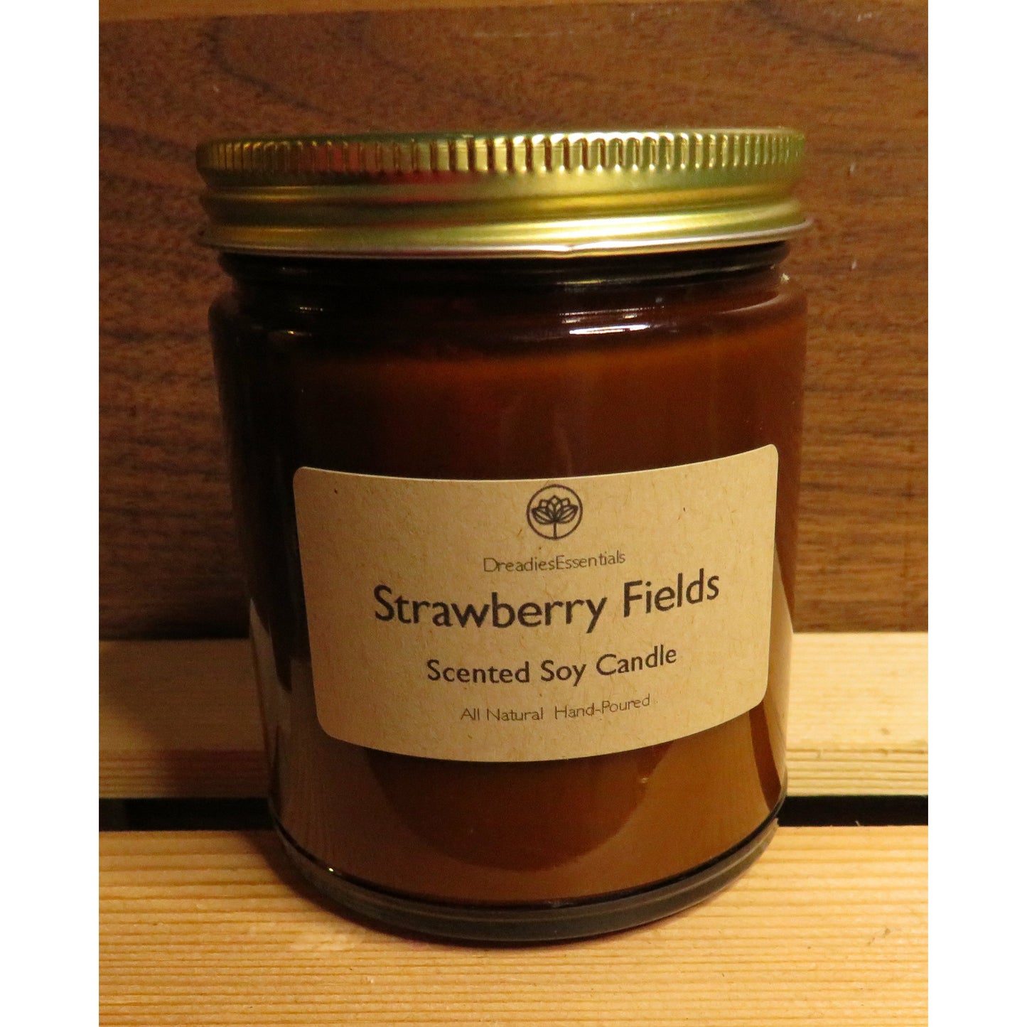 Strawberry Fields Scented Soy Candle