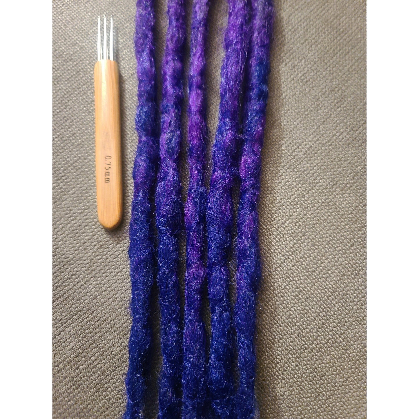 SE Synthetic Dreadlock Extensions - purple ombre