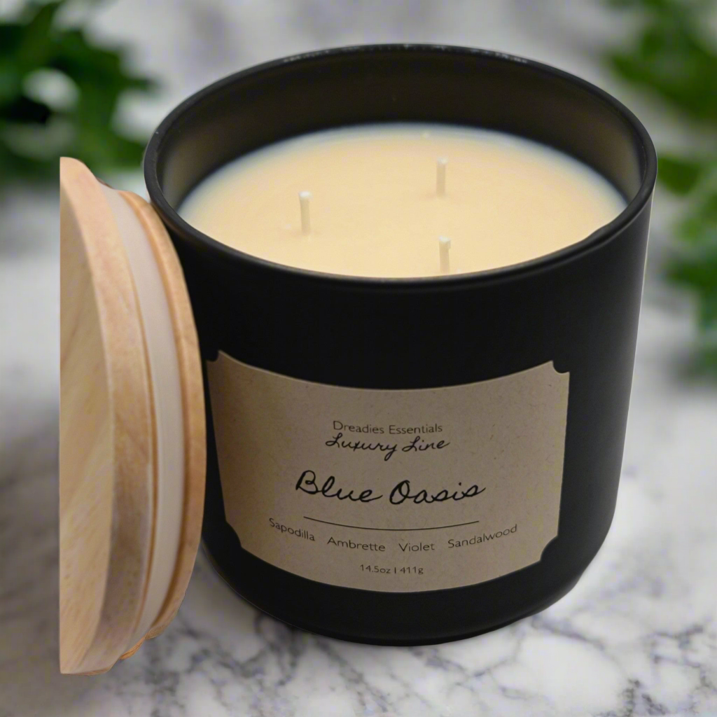 Blue Oasis 3 Wick Candle