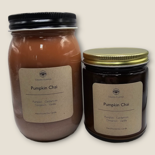 Pumkpin Chai Scented Soy Candle