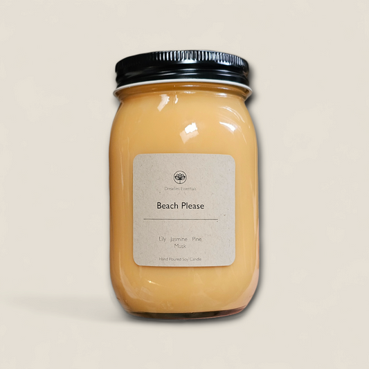 Beach Please Scented Soy Candle