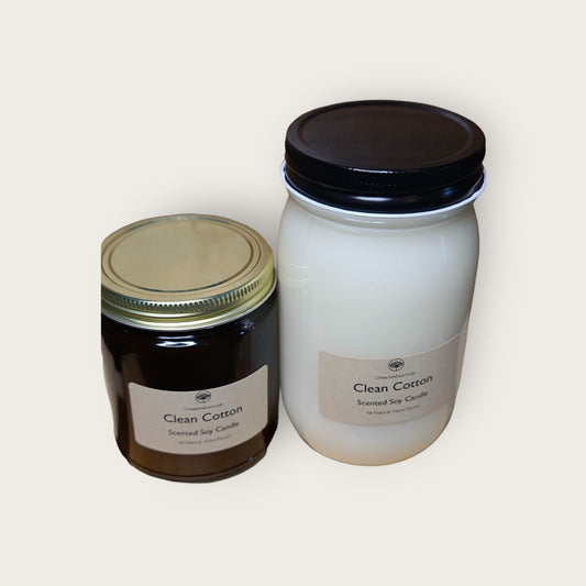 Clean Cotton Scented Soy Candle