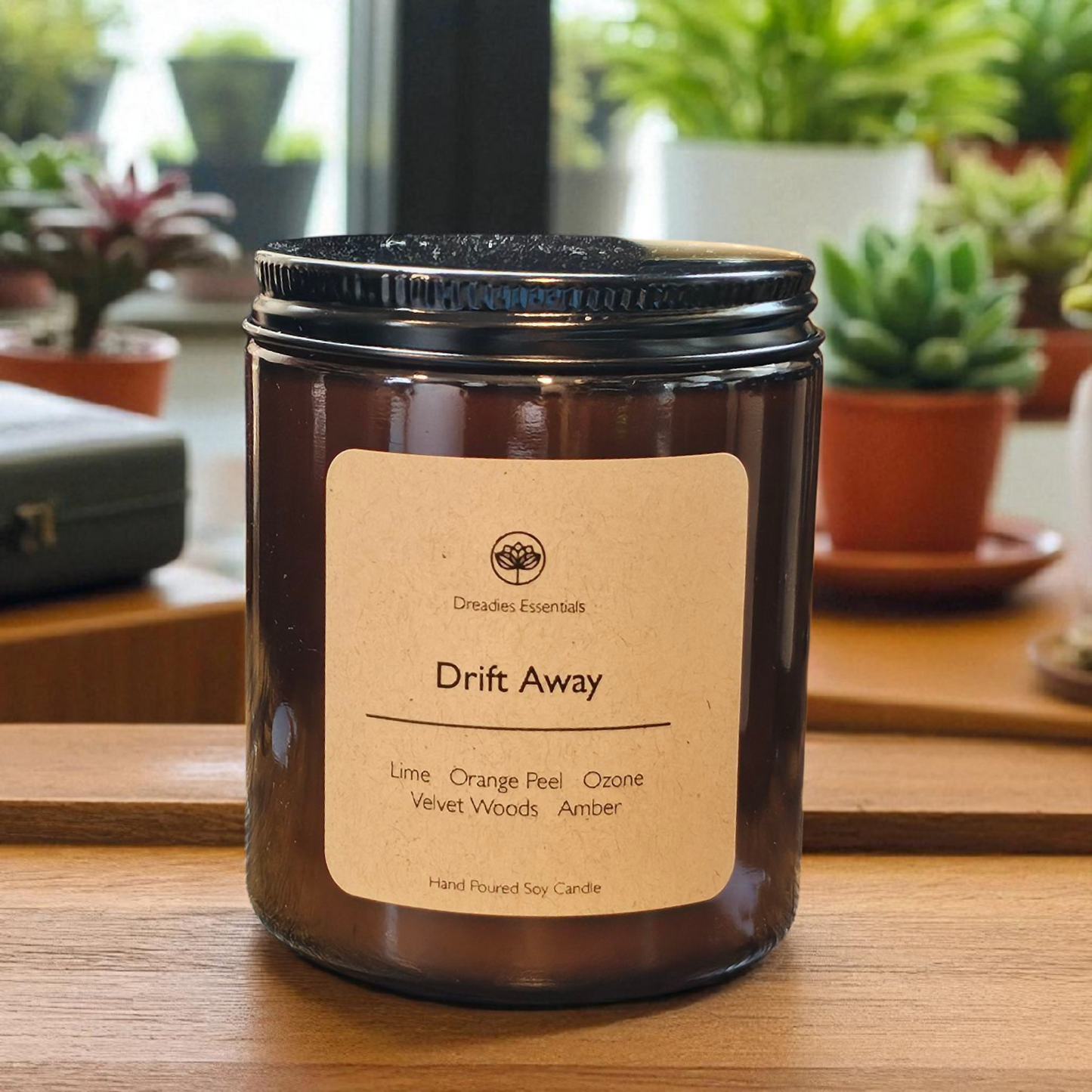 Drift Away Scented Soy Candle
