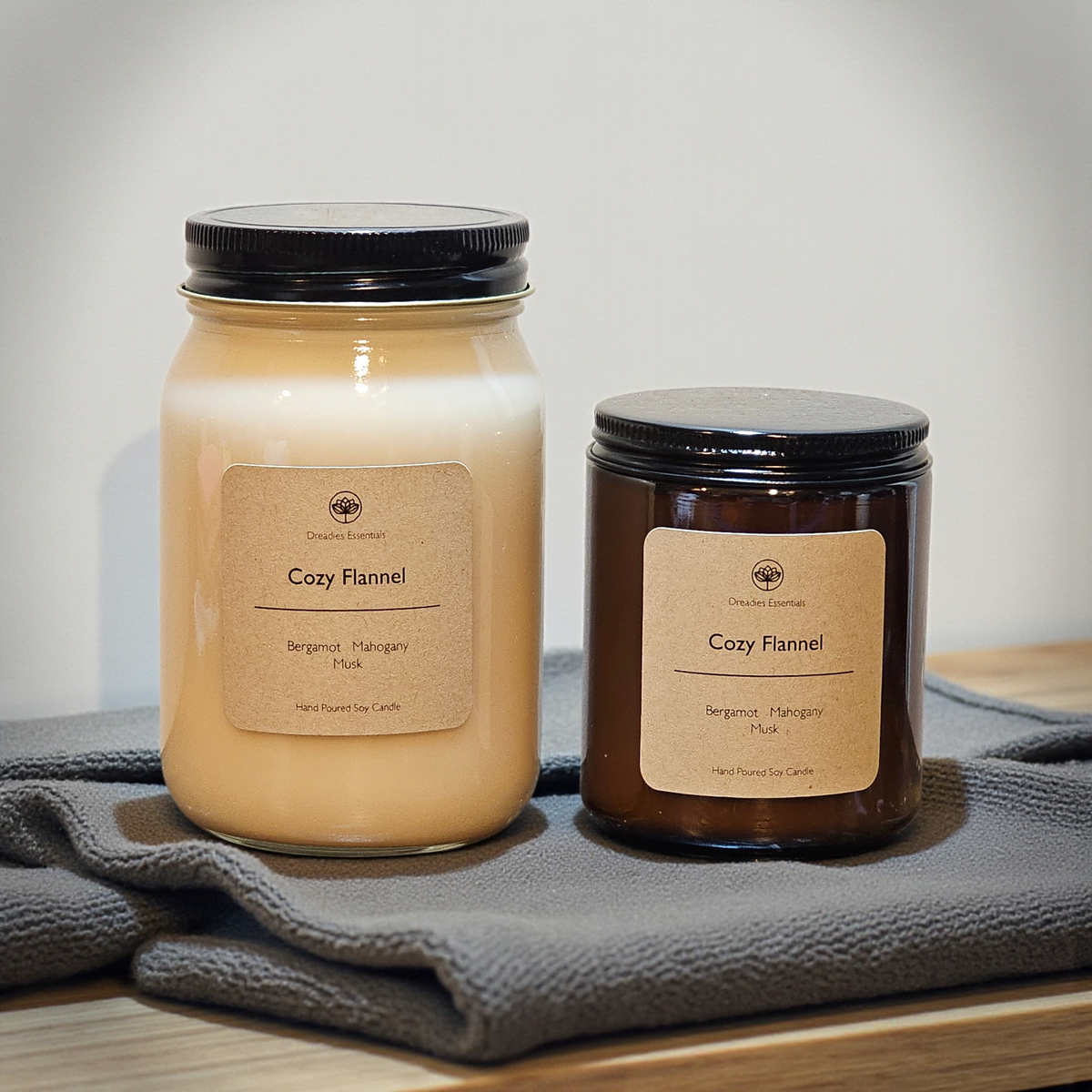 Cozy Flannel Scented Soy Candle