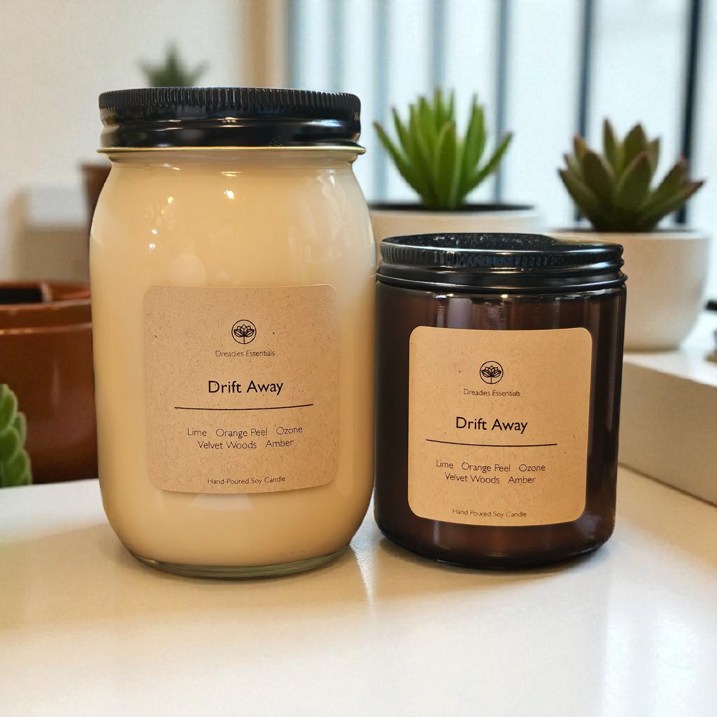 Drift Away Scented Soy Candle