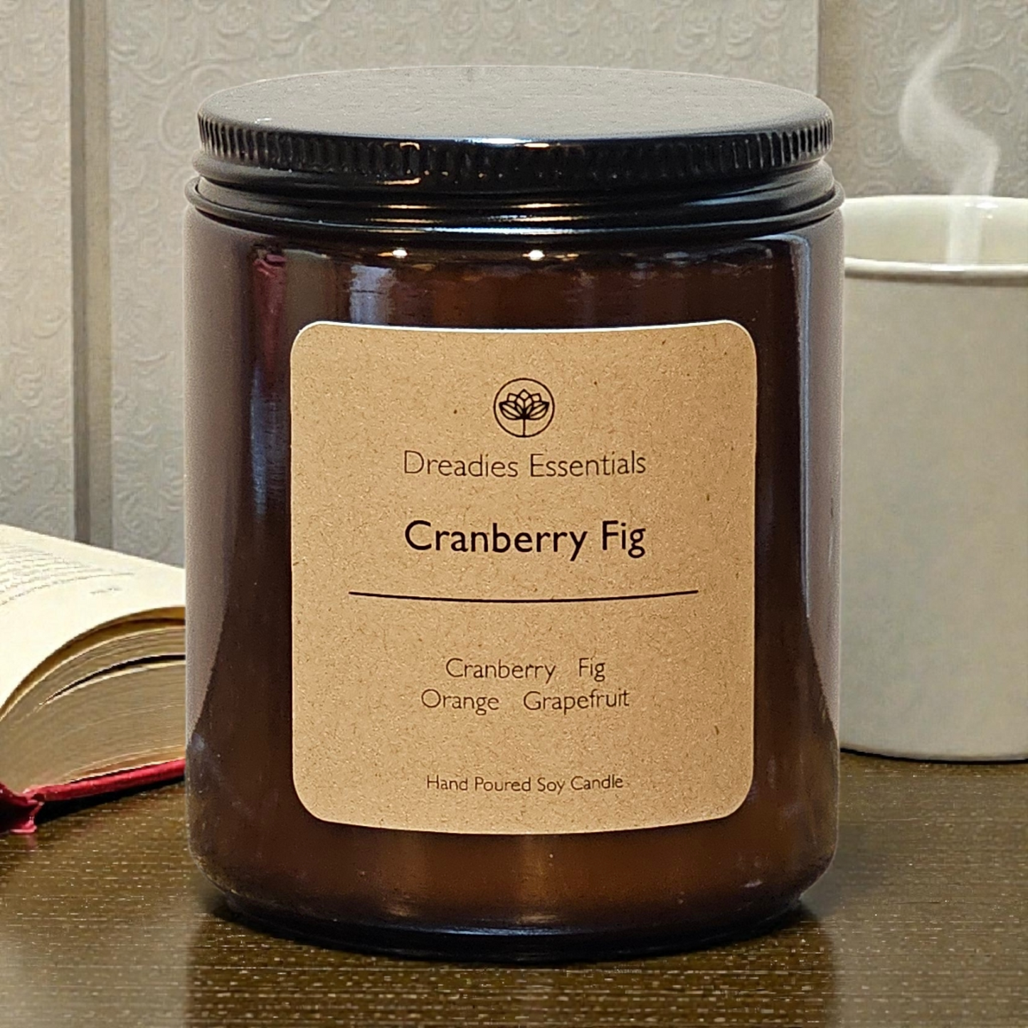 Cranberry Fig Scented Soy Candle