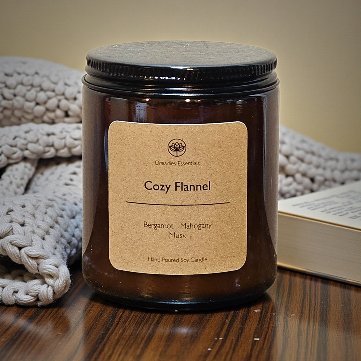 Cozy Flannel Scented Soy Candle