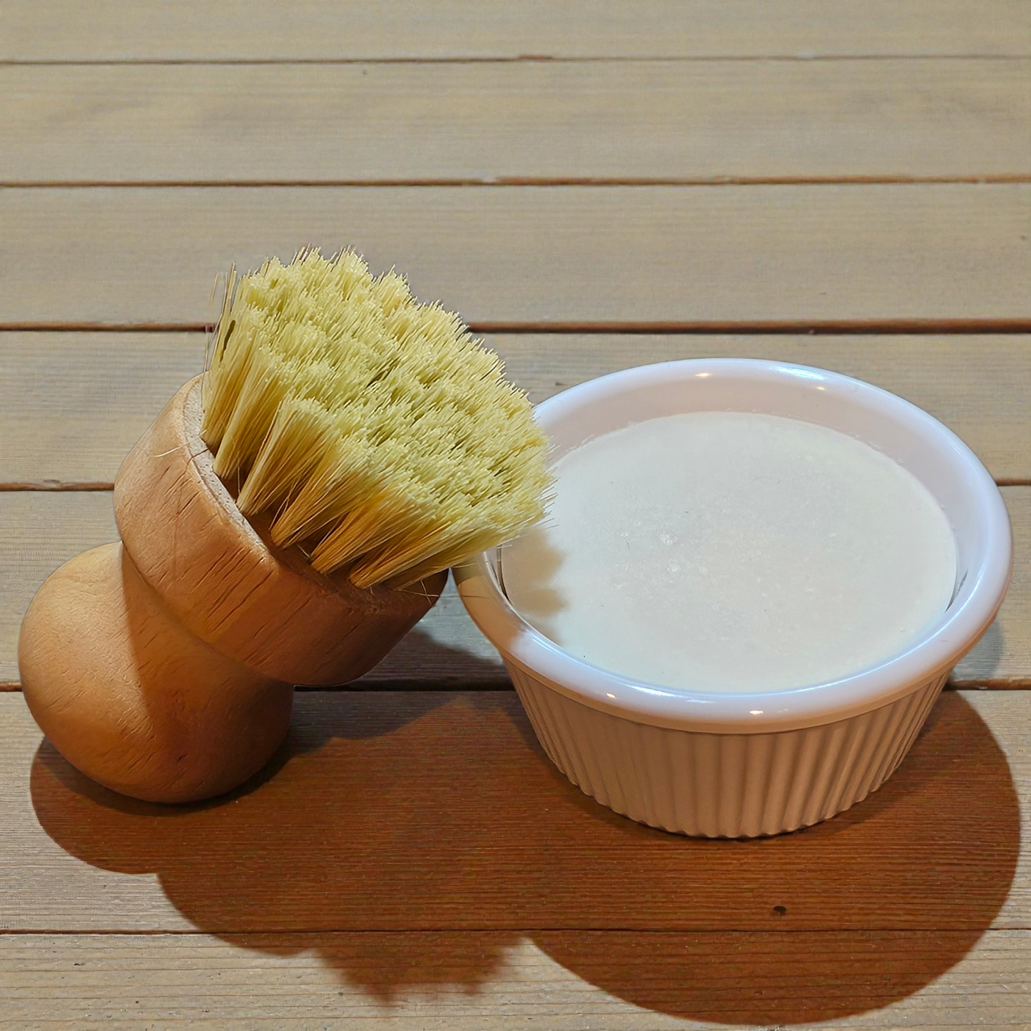 Solid Dish Soap and Brush