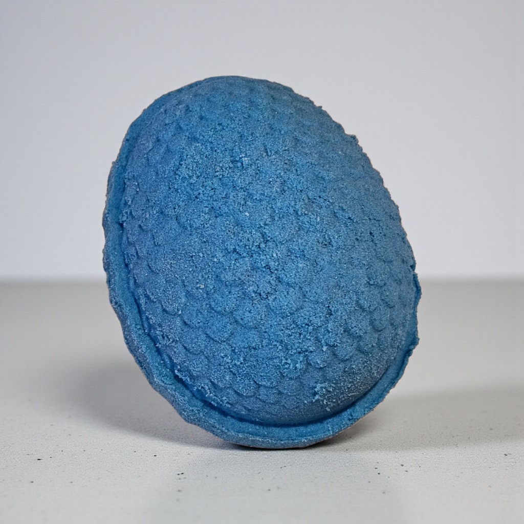 Dragon Egg Bath Bomb with flexi dragon