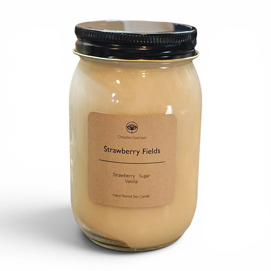 Strawberry Fields Scented Soy Candle
