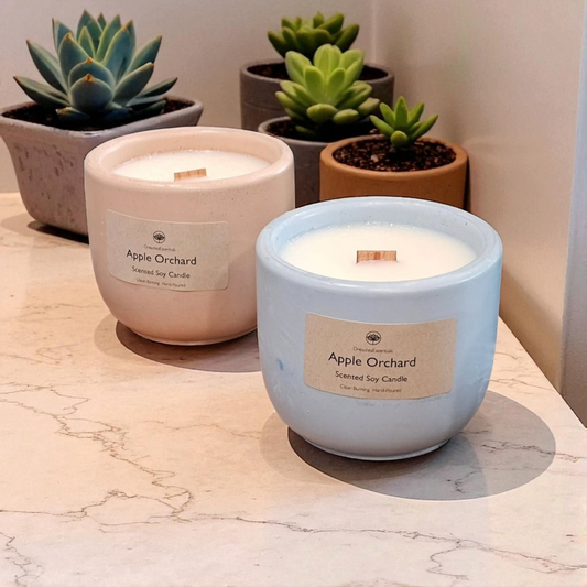 Scented Soy Candle - Concrete Jar