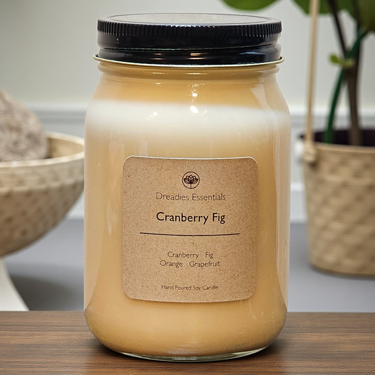 Cranberry Fig Scented Soy Candle