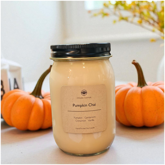 Pumkpin Chai Scented Soy Candle