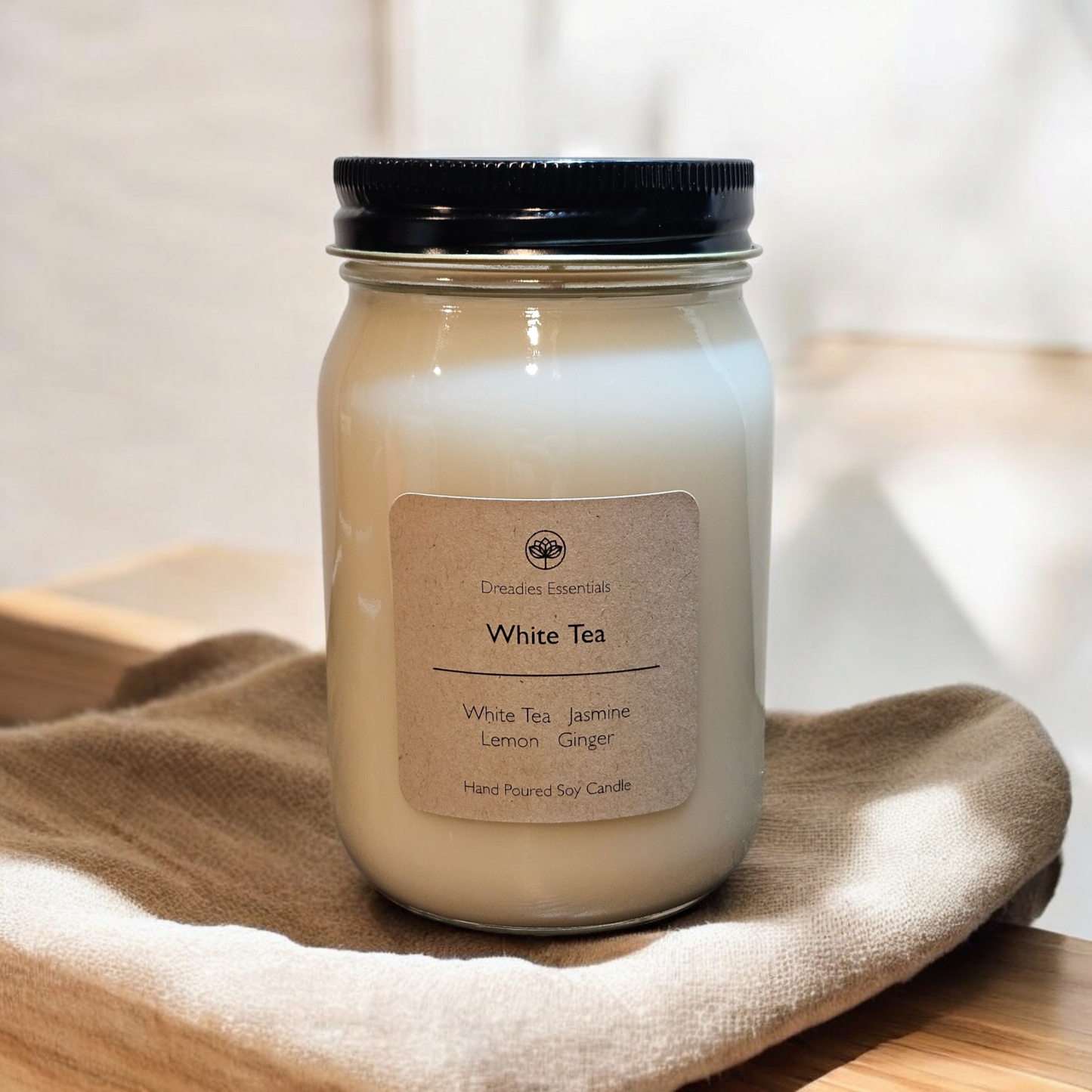 White Tea Scented Soy Candle