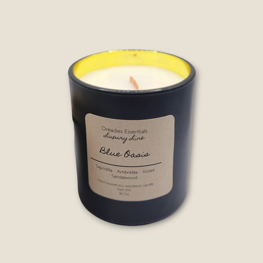 Blue Oasis Woodwick Candle