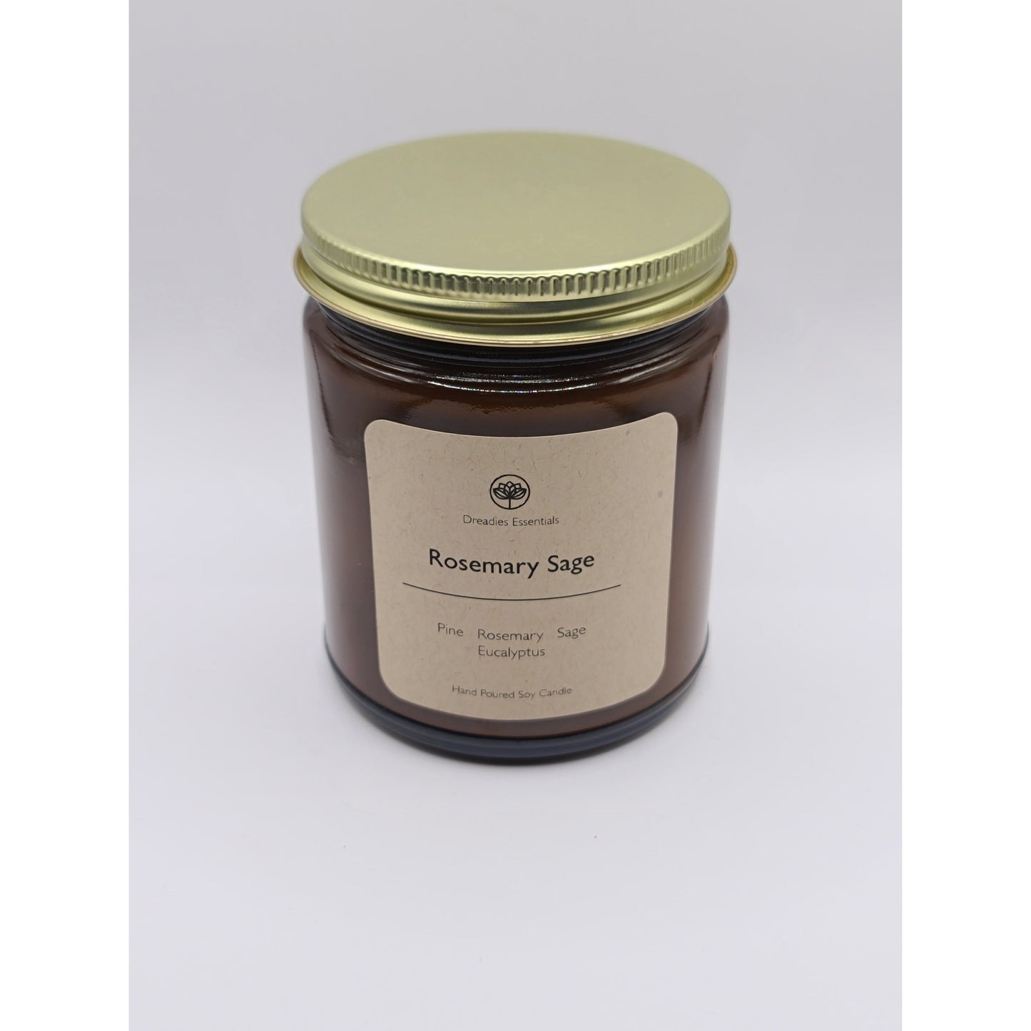 Rosemary Sage Scented Soy Candle