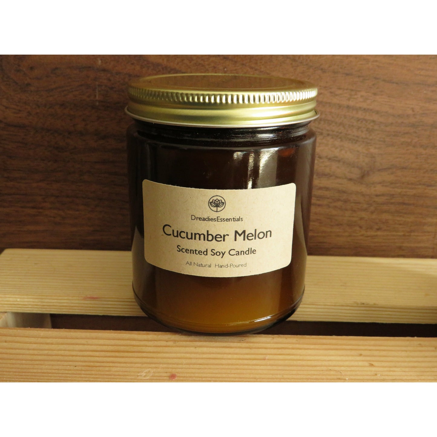 Cucumber Melon Scented Soy Candle